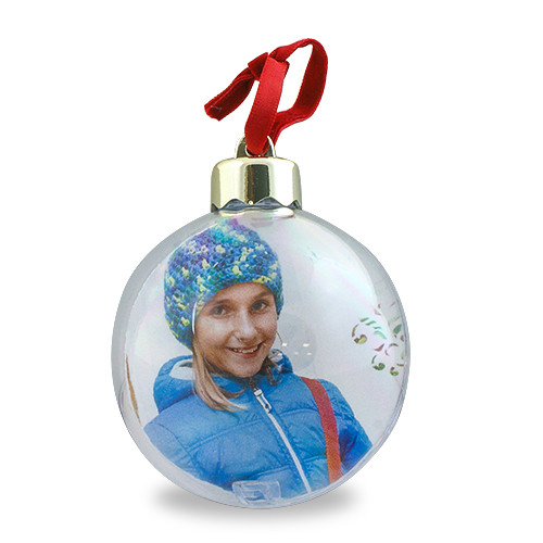 Boule de Noël avec photos